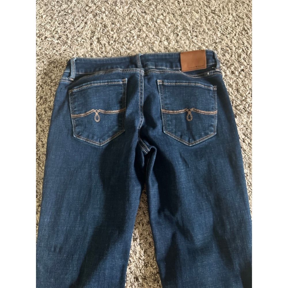 Lucky Brand Women's Low Rise Lolita Bootcut Dark Wash Jean Size 4/27 - Picture 8 of 10